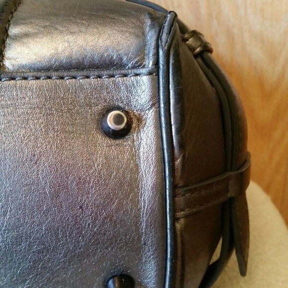 BURBERRY Shimmer Beat Check Lowry Tote Bag Auth - Picture 6 of 8